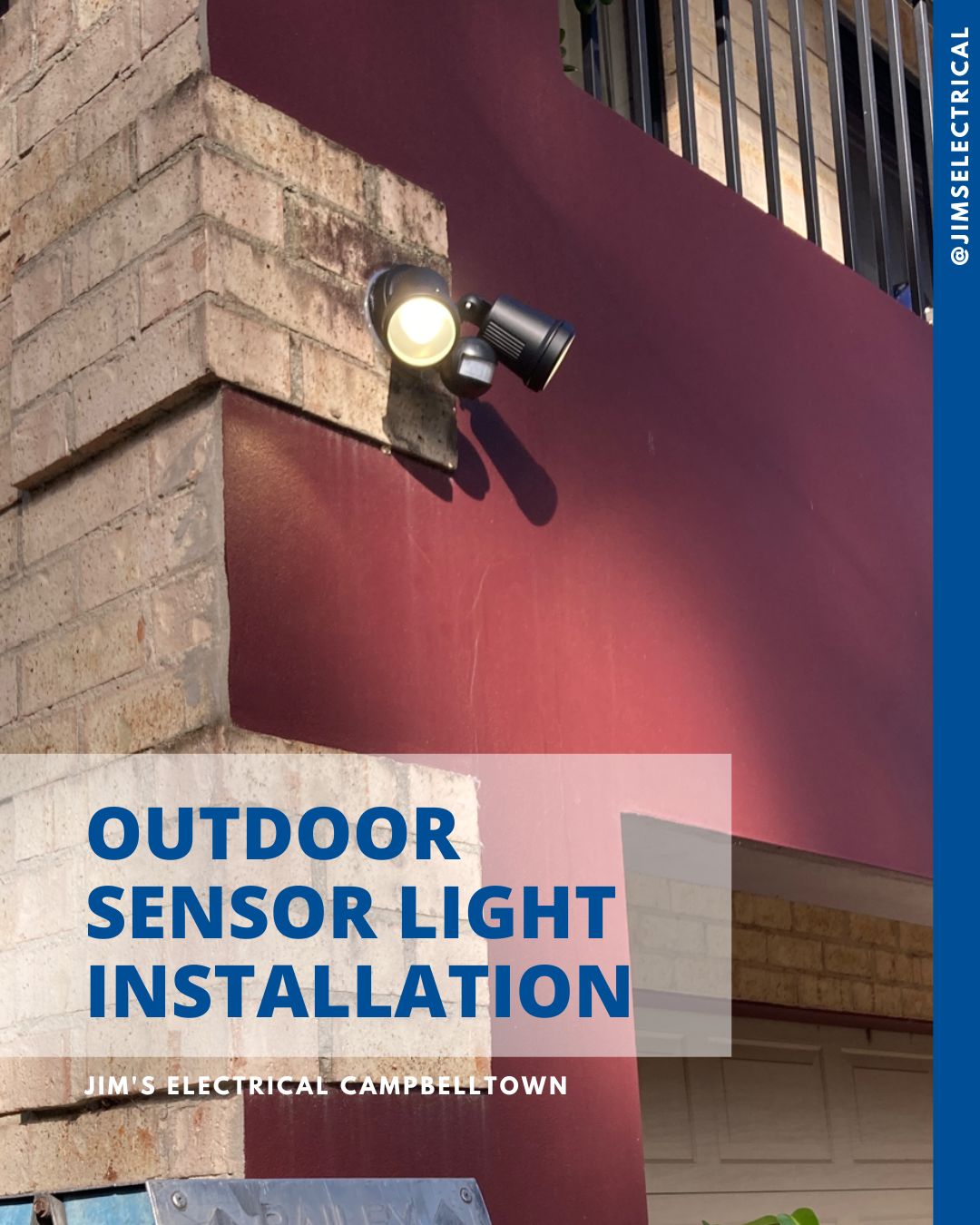 Outdoor Sensor Light Installation